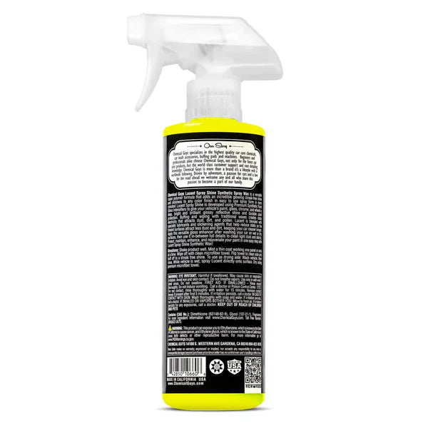 Chemical Guys Lucent Spray Shine Synthetic Spray Wax