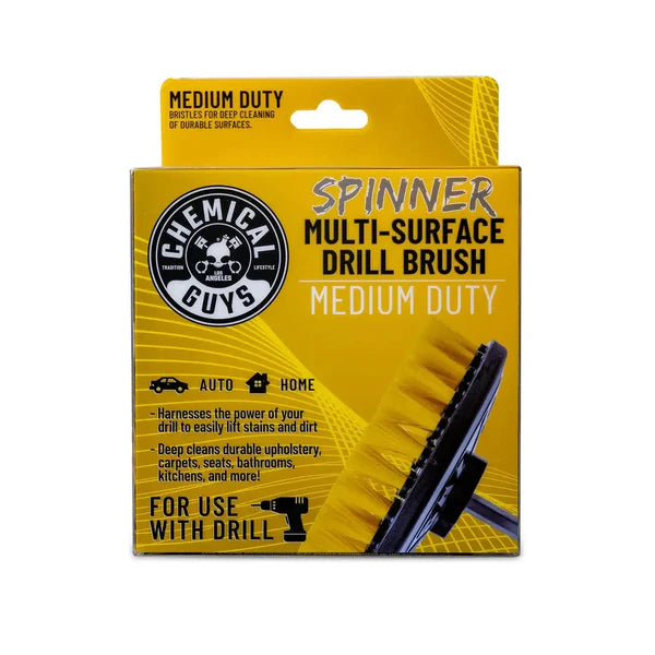 Chemical Guys Spinner Carpet Drill Brush - Medium Duty