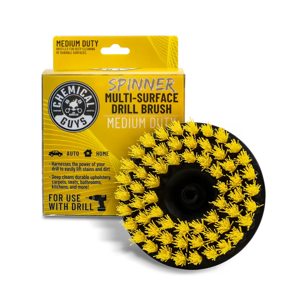 Chemical Guys Spinner Carpet Drill Brush - Medium Duty