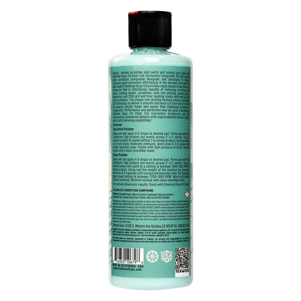 Chemical Guys C4 Clear Cut Correction Compound