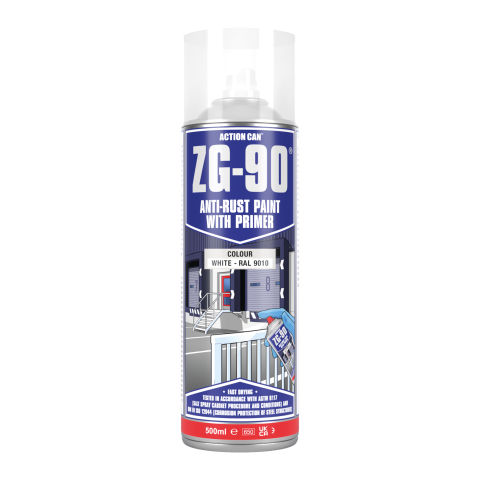 Action Can ZG-90 Rapid Dry Galvanise and Anti-Rust Paint with Primer