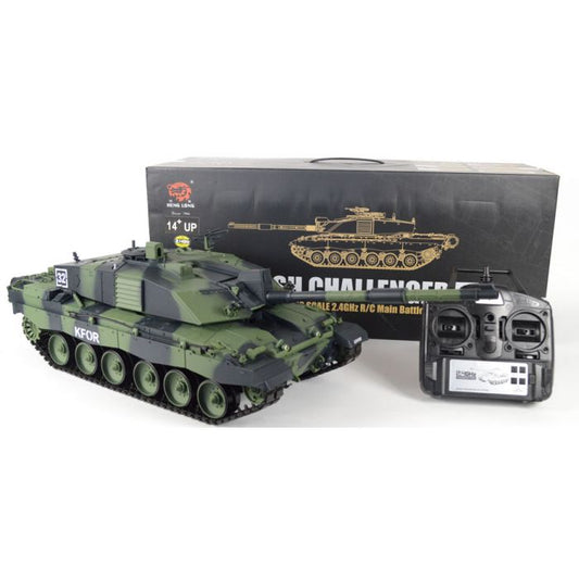 Heng Long 1:16 British Challenger 2 RC Tank - Camo Version