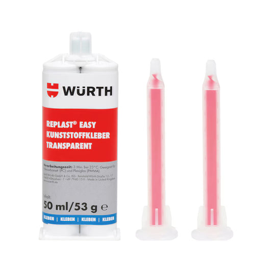 Würth Replast Easy Transparent Plastic Adhesive