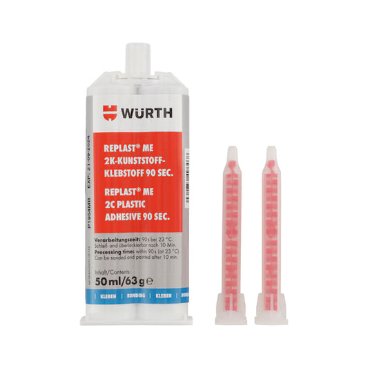 Würth Replast ME 2C Plastic Adhesive 90 Sec