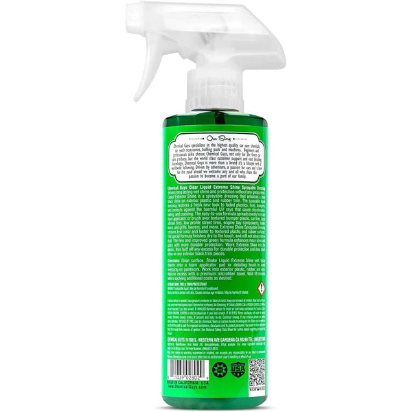 Chemical Guys Clear Liquid Extreme Shine Sprayable Dressing