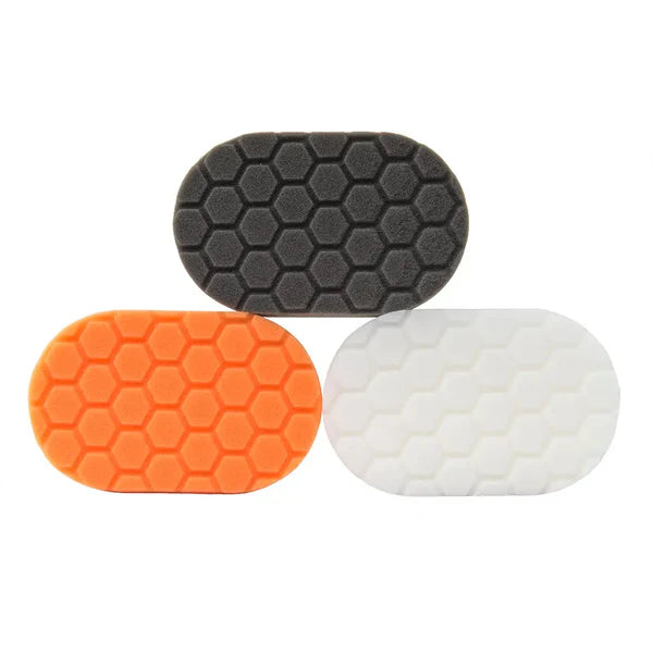 Chemical Guys Hex-Logic Hand Polihing Applicator Pads 3"x6"x1" (Pack of 3)