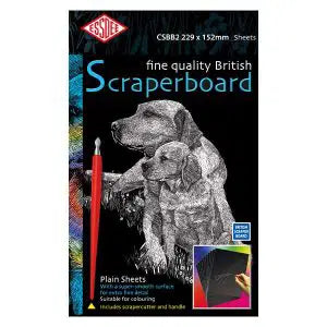 Essdee Black Scraperboard (5 Sheets)