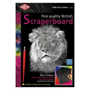 Essdee Black Scraperboard (5 Sheets)