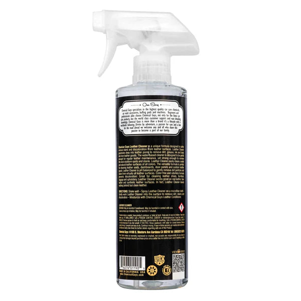Chemical Guys Leather Cleaner OEM Approved Leather Cleaner