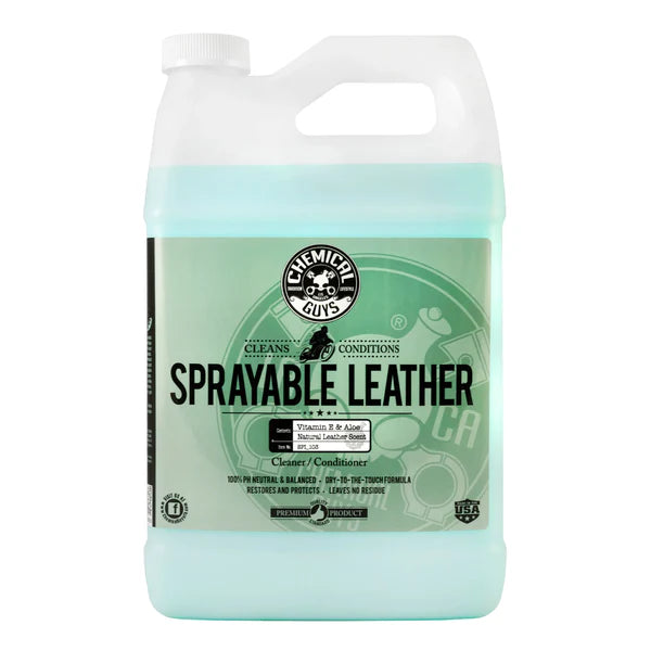 Chemical Guys Sprayable Leather Cleaner and Conditioner with VItamin E and Aloe