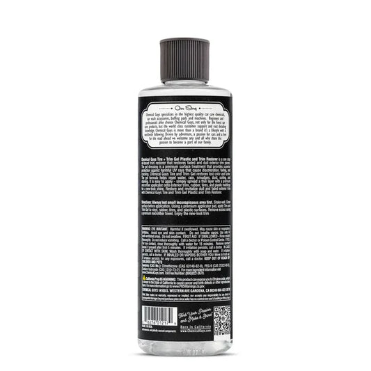 Chemical Guys Tyre and Trim Gel - Rubber, Plastic, and Tyre Restorer