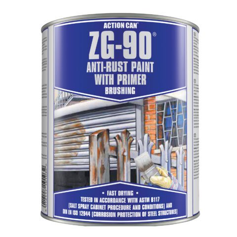 Action Can ZG-90 Rapid Dry Galvanise and Anti-Rust Paint with Primer