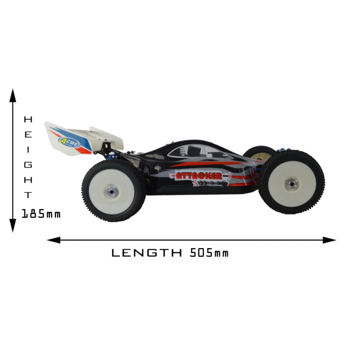 Acme Racing Attacker 1/8 Scale RTR Nitro RC Buggy