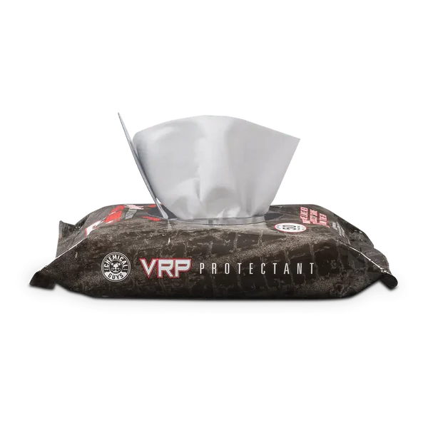 Chemical Guys VRP Protectant Wipes for Vinyl, Rubber, and Plastic