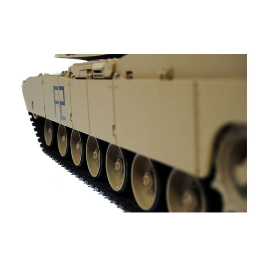 Heng Long 1:16 M1A2 Abrams RC BB Tank with Smoke and Sound - Metal Upgraded PRO Version