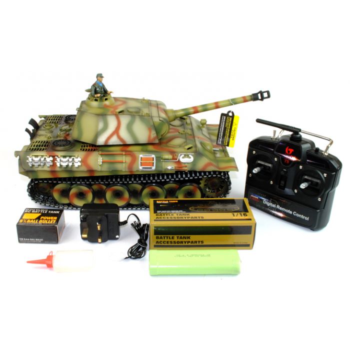 Taigen Hand Painted Pather RC Tank - Metal Upgrade