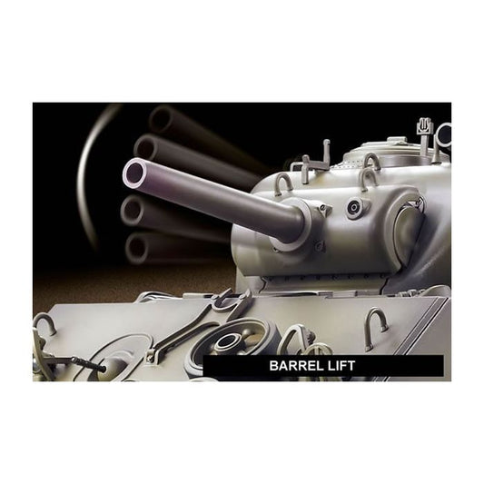 Heng Long 1:16 M4A3 Sherman RC Tank with Smoke, Sound, and BB Gun - Metal Upgrade PRO Version