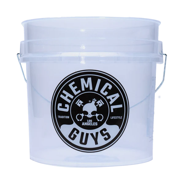 Chemical Guys Heavy Duty Ultra Clear Detailing Bucket (4.25 Gallon)