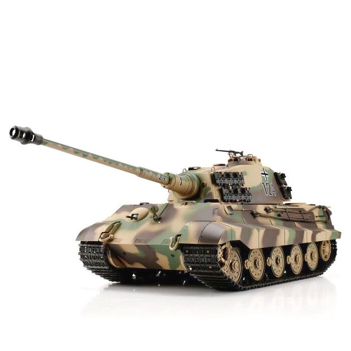 Heng Long 1:16 King Tiger Henschel RC Tank with Smoke and Sound