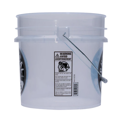 Chemical Guys Heavy Duty Ultra Clear Detailing Bucket (4.25 Gallon)