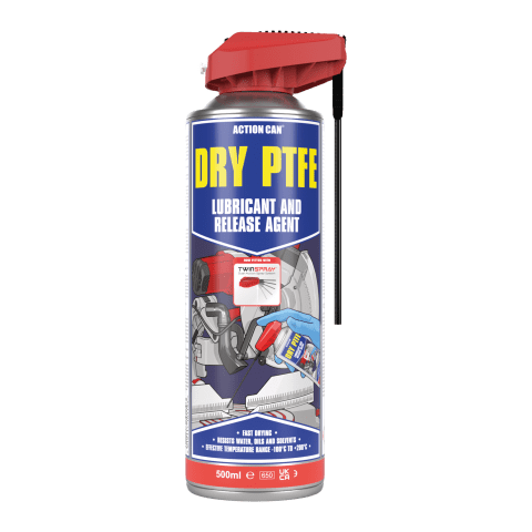 Action Can Dry PTFE Lubricant and Release Agent