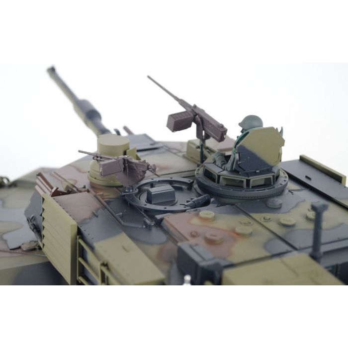 Heng Long 1:16 M1A2 Abrams Firing RC Tank - Camouflage Paint - PRO Version
