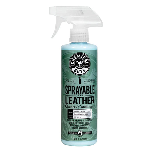 Chemical Guys Sprayable Leather Cleaner and Conditioner with VItamin E and Aloe