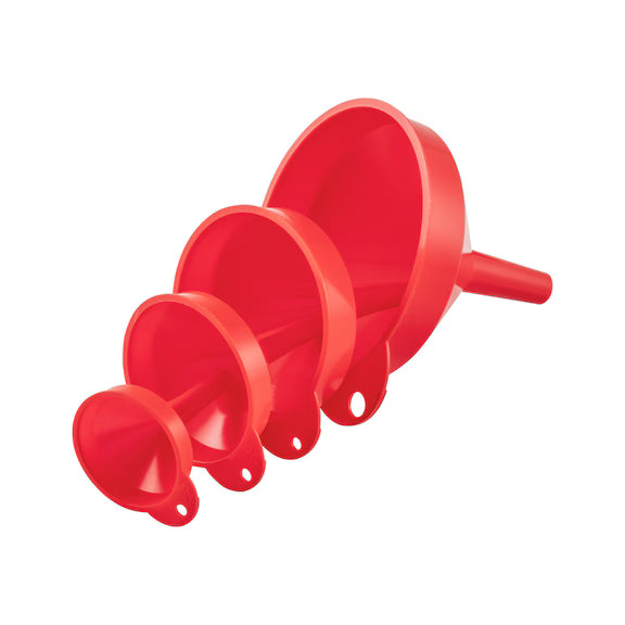 Würth Plastic Funnel Set (4 Pieces)