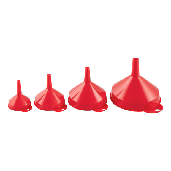 Würth Plastic Funnel Set (4 Pieces)