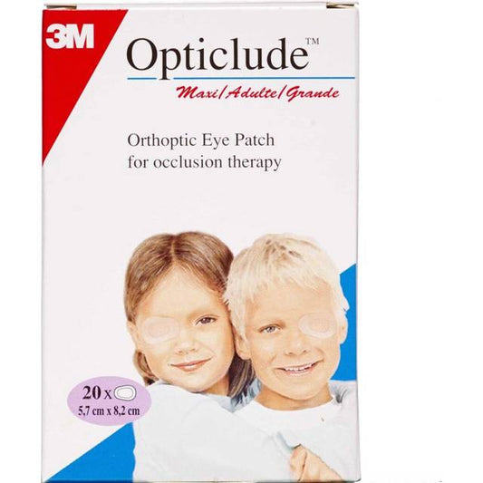 Opticlude Maxi Orthoptic Eye Patches, Beige (Pack of 20)