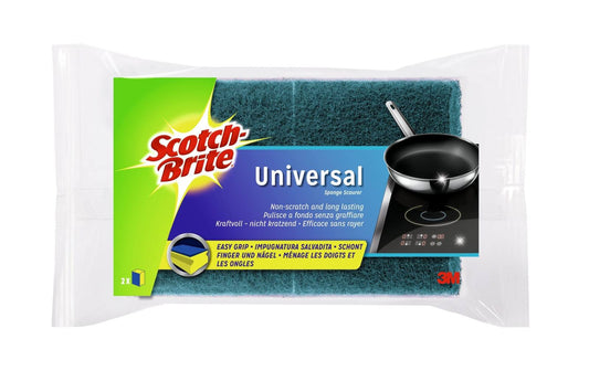 3M Scotch-Brite Universal Non-Scratch Easy Grip Scourer (Pack of 2)