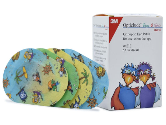 Opticlude Boys and Girls Maxi Orthoptic Eye Patch (Pack of 30)