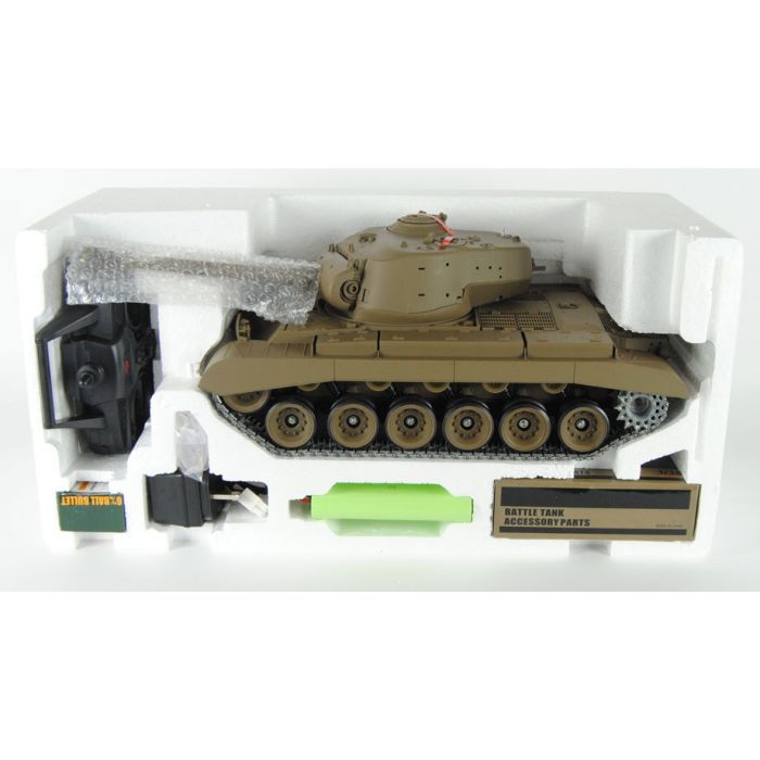 Heng Long 1:16 M26 Pershing Snow Leopard Firing RC Tank - PRO Version