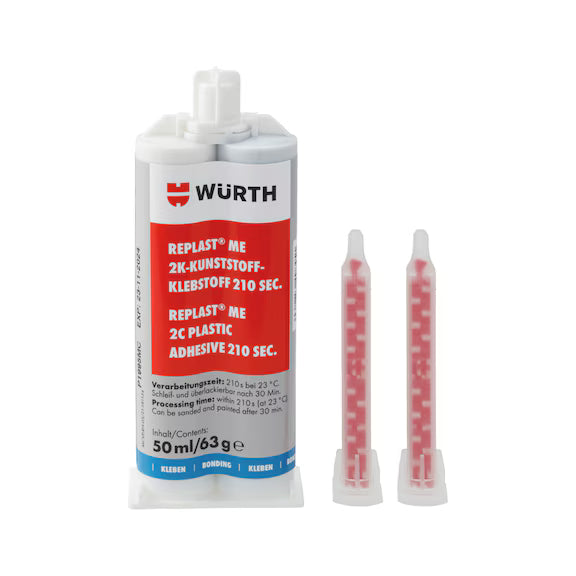 Würth Replast ME 2C Plastic Adhesive 210 Sec