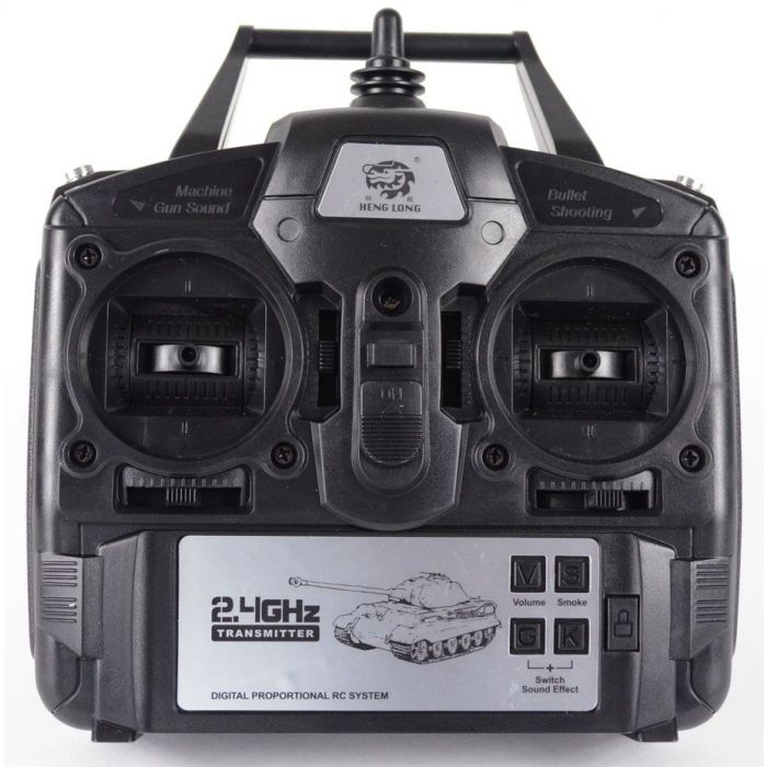 Heng Long 1:16 M4A3 Sherman RC Tank with Smoke, Sound, and BB Gun - Metal Upgrade PRO Version