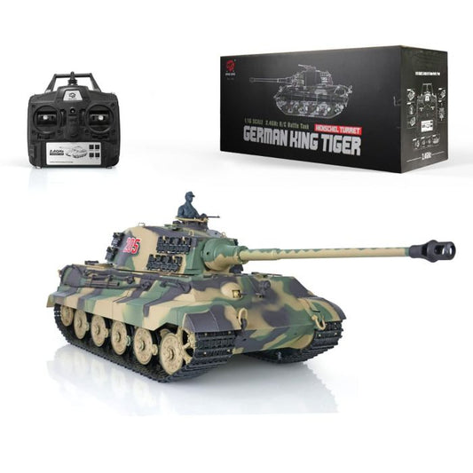 Heng Long 1:16 King Tiger Henschel RC Tank with Smoke and Sound