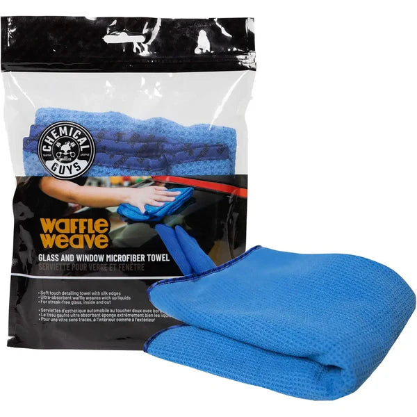 Chemical Guys Waffle Weave Glass and Window Mircofiber Towel