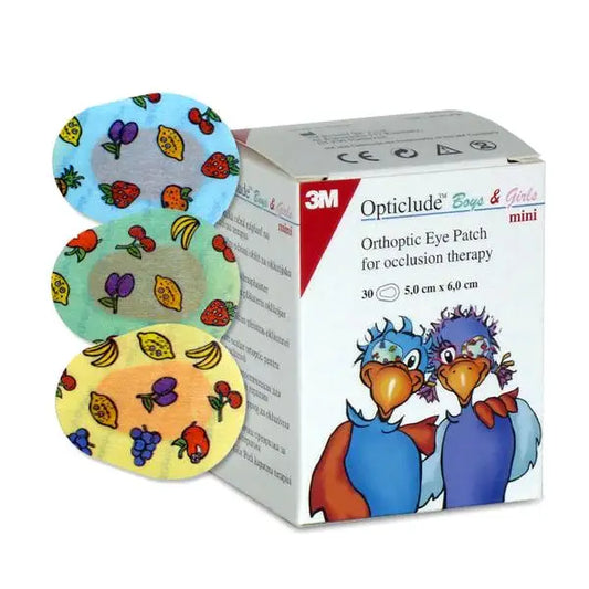 Opticlude Boys and Girls Mini Orthoptic Eye Patches (Pack of 30)