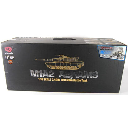 Heng Long 1:16 M1A2 Abrams Firing RC Tank - Camouflage Paint - PRO Version