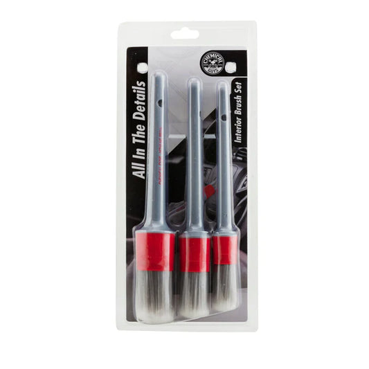 Chemical Guys All in the Details Interior Detailing Brushes (Pack of 3)