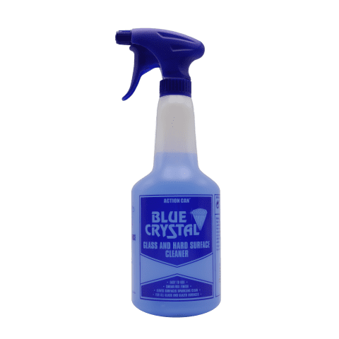 Action Can Blue Crystal Glass and Hard Surface Cleaner