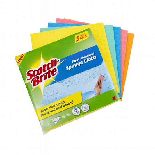 Scotch-Brite Sponge Cloth (5 Pack)