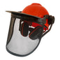 CEuk Chainsaw Safety Forestry Helmet with Protective Ear Muffs and Mesh Visor