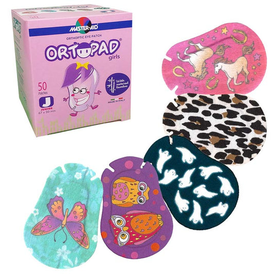 Ortopad Girl's Large Scale Design Othoptic Eye Patches