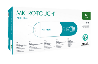 Ansell Micro-Touch Nitrile Examination Gloves