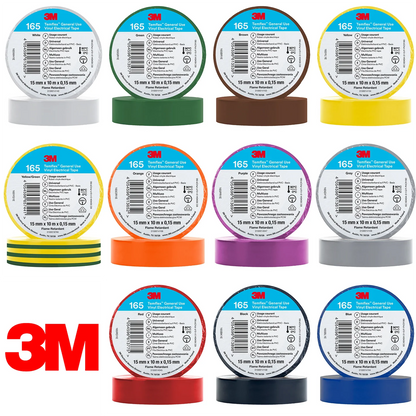 3M Temflex Vinyl Electrical Tape 165 (Previously Temflex 1500)