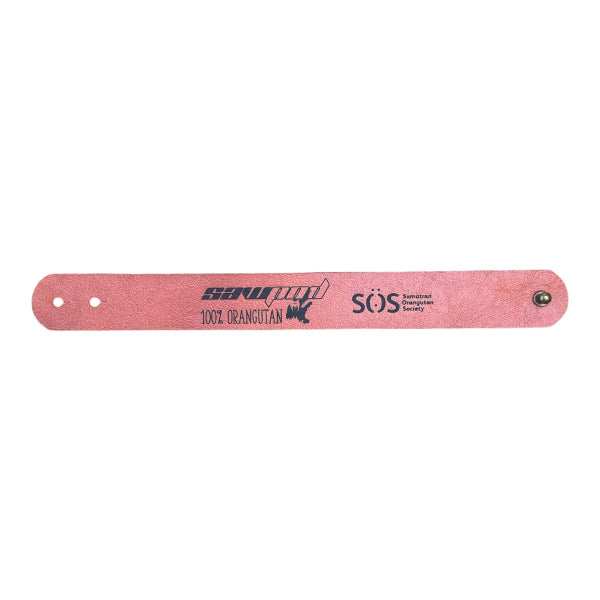 Sawpod Orangutan Leather Wristband