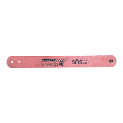 Sawpod Orangutan Leather Wristband