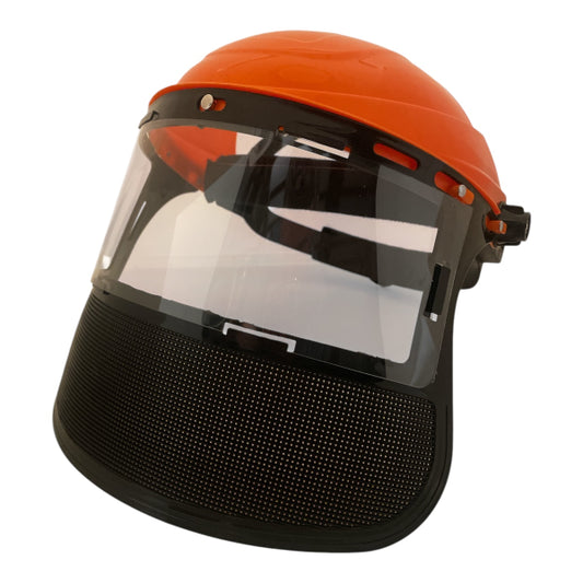 CEuk Browguard Safety Visor with Polycarbonate and Mesh Visor
