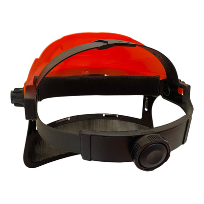 CEuk Browguard Safety Visor with Polycarbonate and Mesh Visor